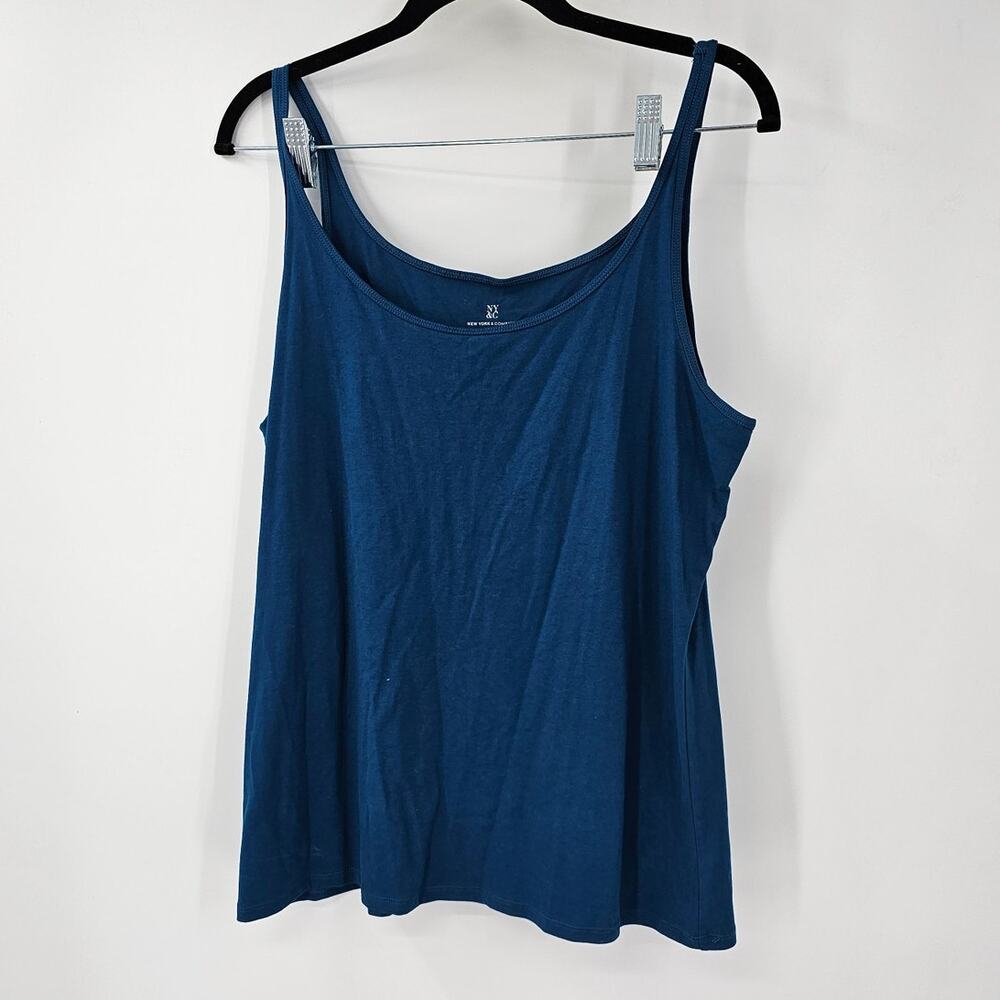 NEW YORK & COMPANY Spaghetti Strap Tank Top Womens Size Extra Large XL